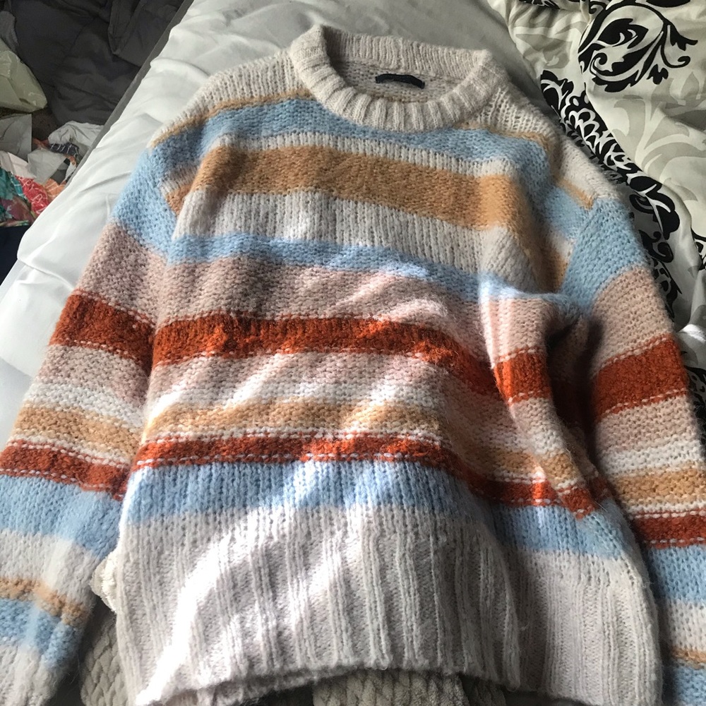 american eagle striped sweater